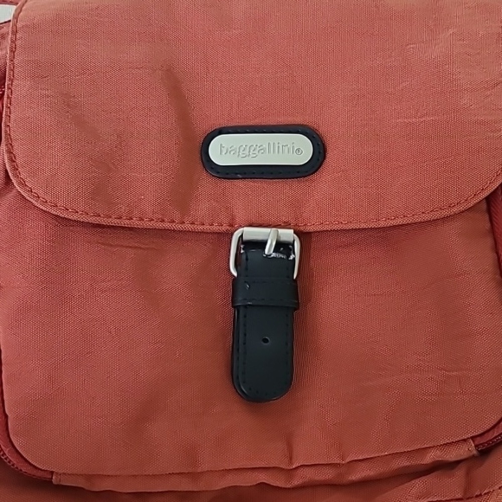 - Baggalinni Orange Nylon Travel Crossbody - Picture 2 of 9